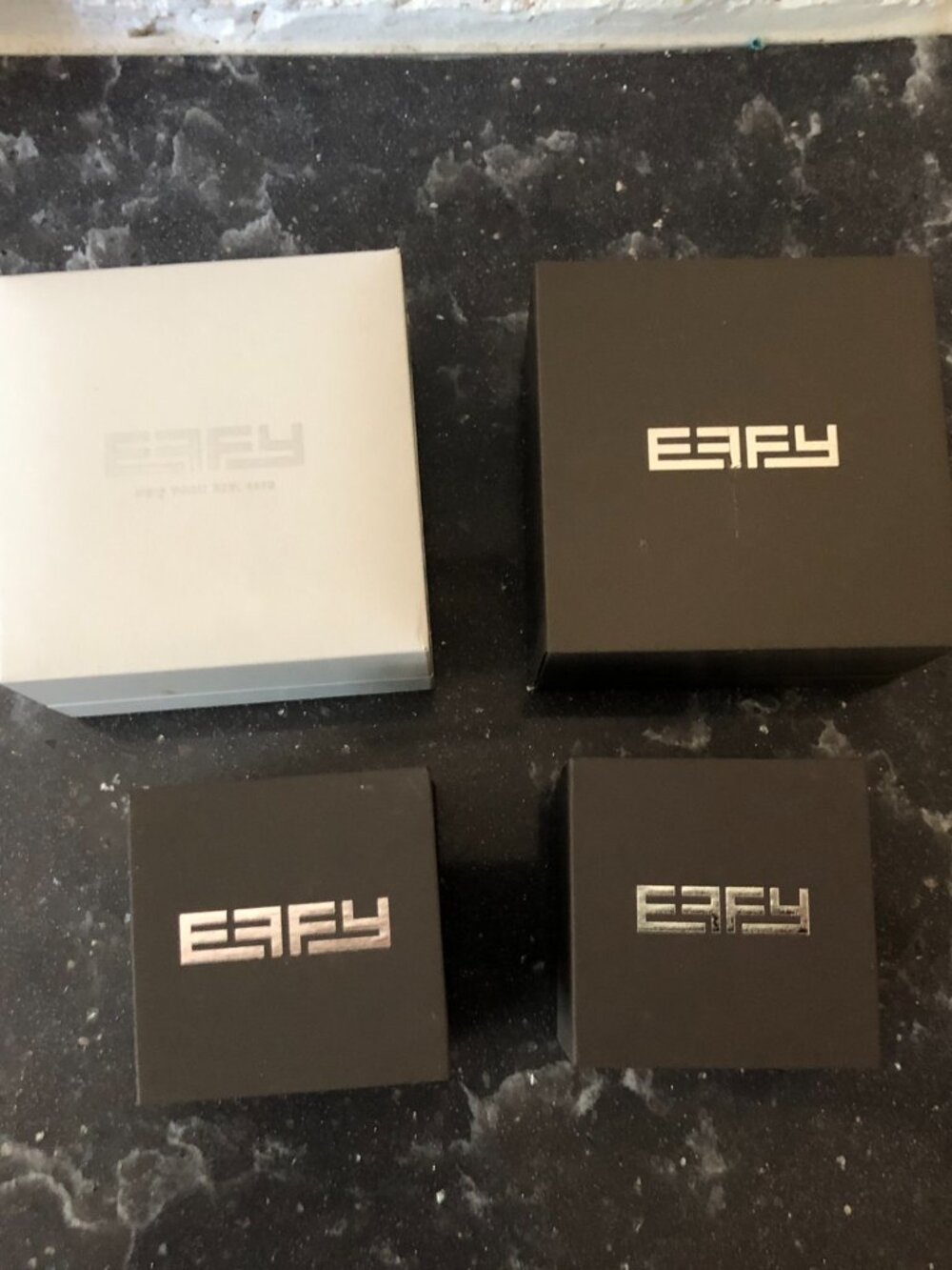 Effy Empty Jewelry Presentation Boxes Lot of 4